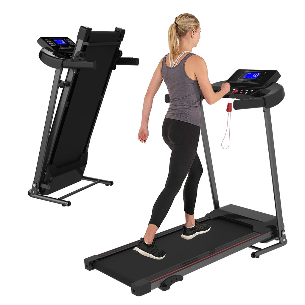 Foldable 250  Capacity Multi-function Treadmill Electric Treadmill with 2.5HP Motor for Home Gym