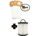30 Replacement Eureka AirSpeed Gold  Vacuum Bags & 1 Dust Cup Filter - Compatible Eureka  Vacuum Bag & -21 Filter
