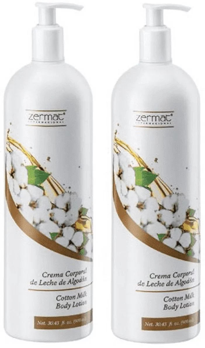 Zermat Cotton Milk Body Lotion 30.4 oz. set of 2