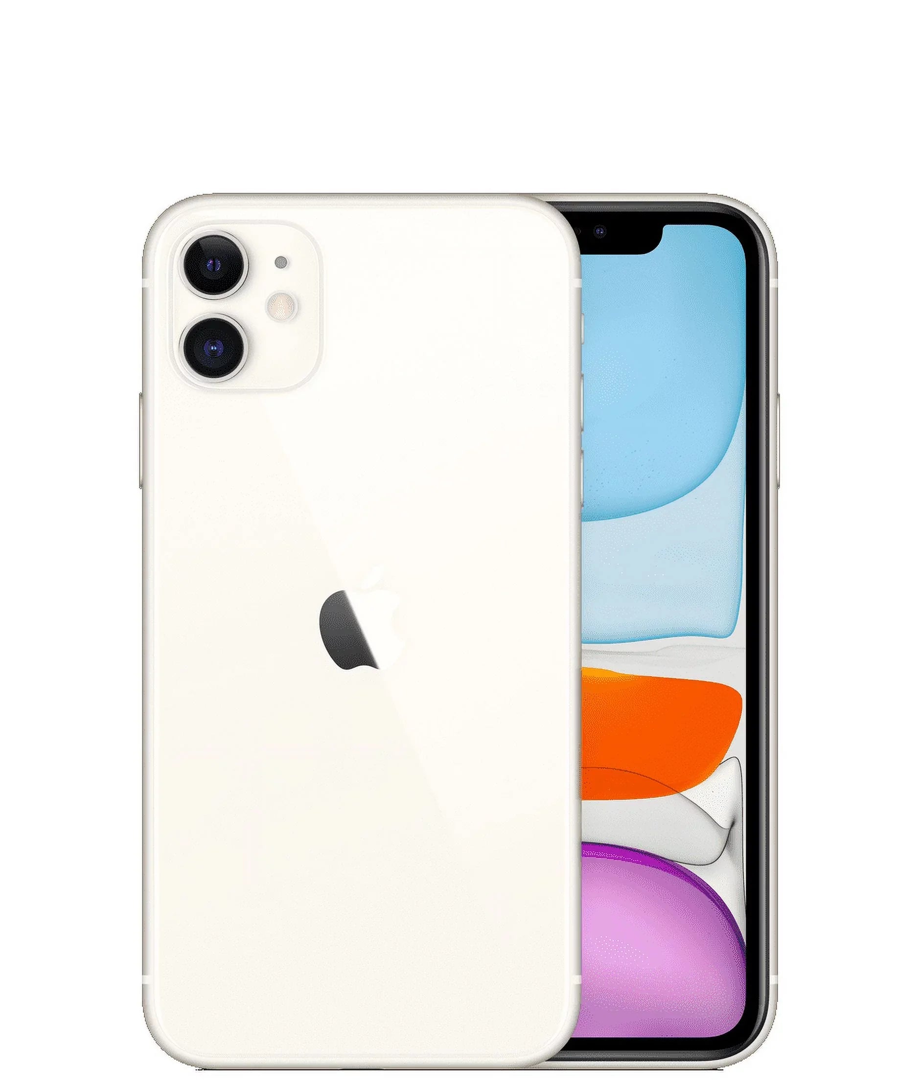 Restored Apple iPhone 11 64GB White  Cellular -Mobile / (Refurbished)