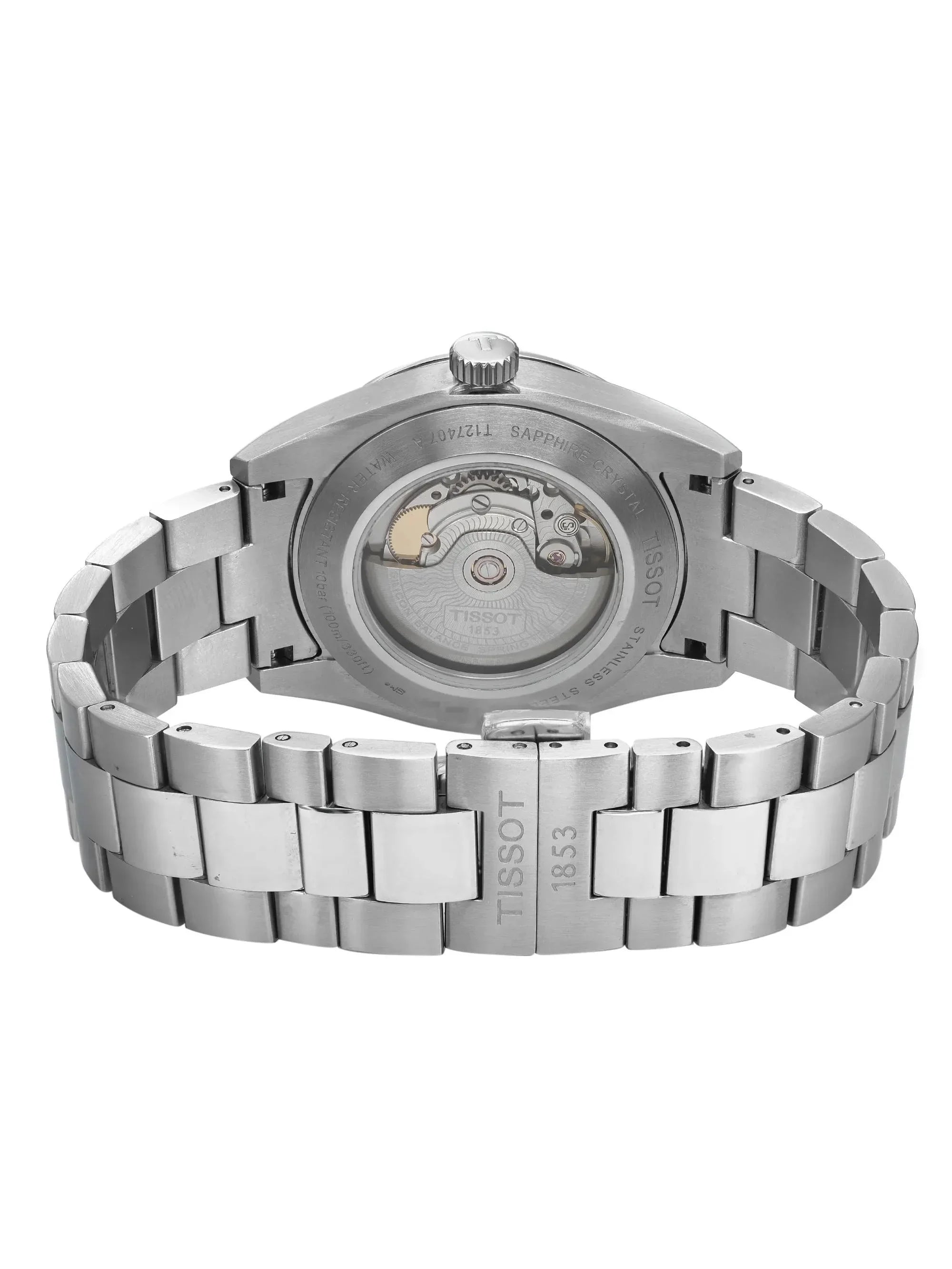 New Tissot Gentleman Powermatic 80 40mm Steel Blue Dial Watch .407.11.041.00