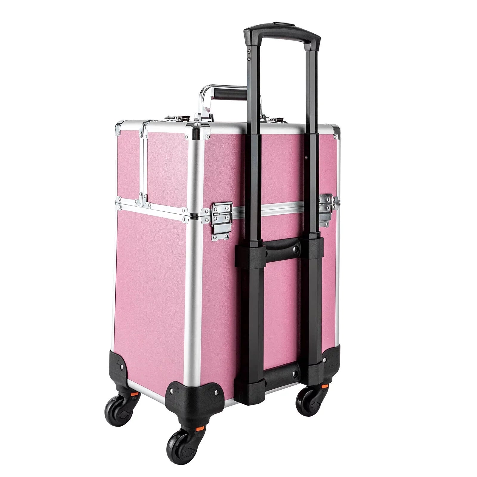 Professional Rolling Makeup Train Case Cosmetic Trolley Makeup Storage Organizer