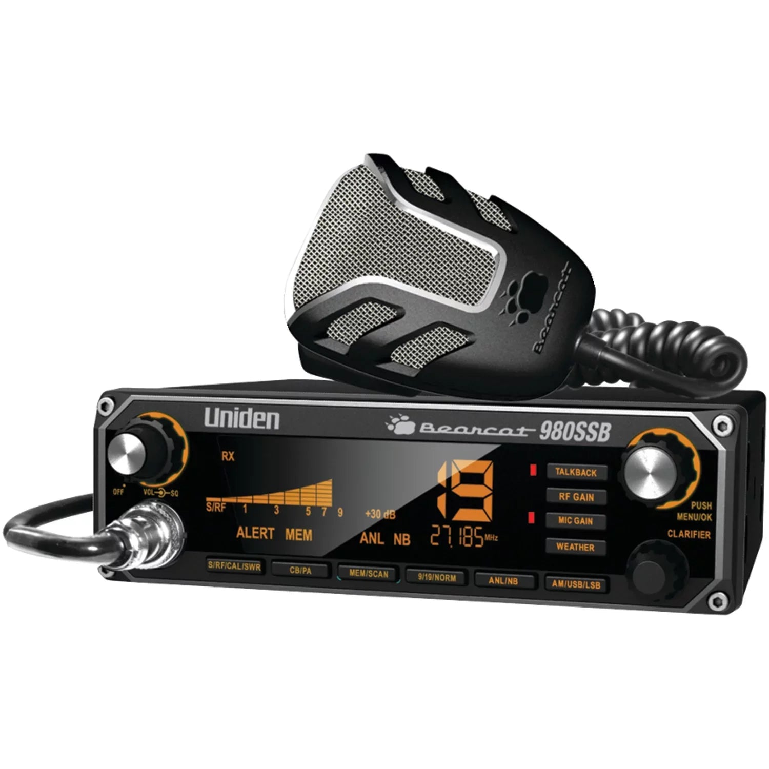 Uniden  980SSB  Radio with  and  Accessory /Scanner Speaker