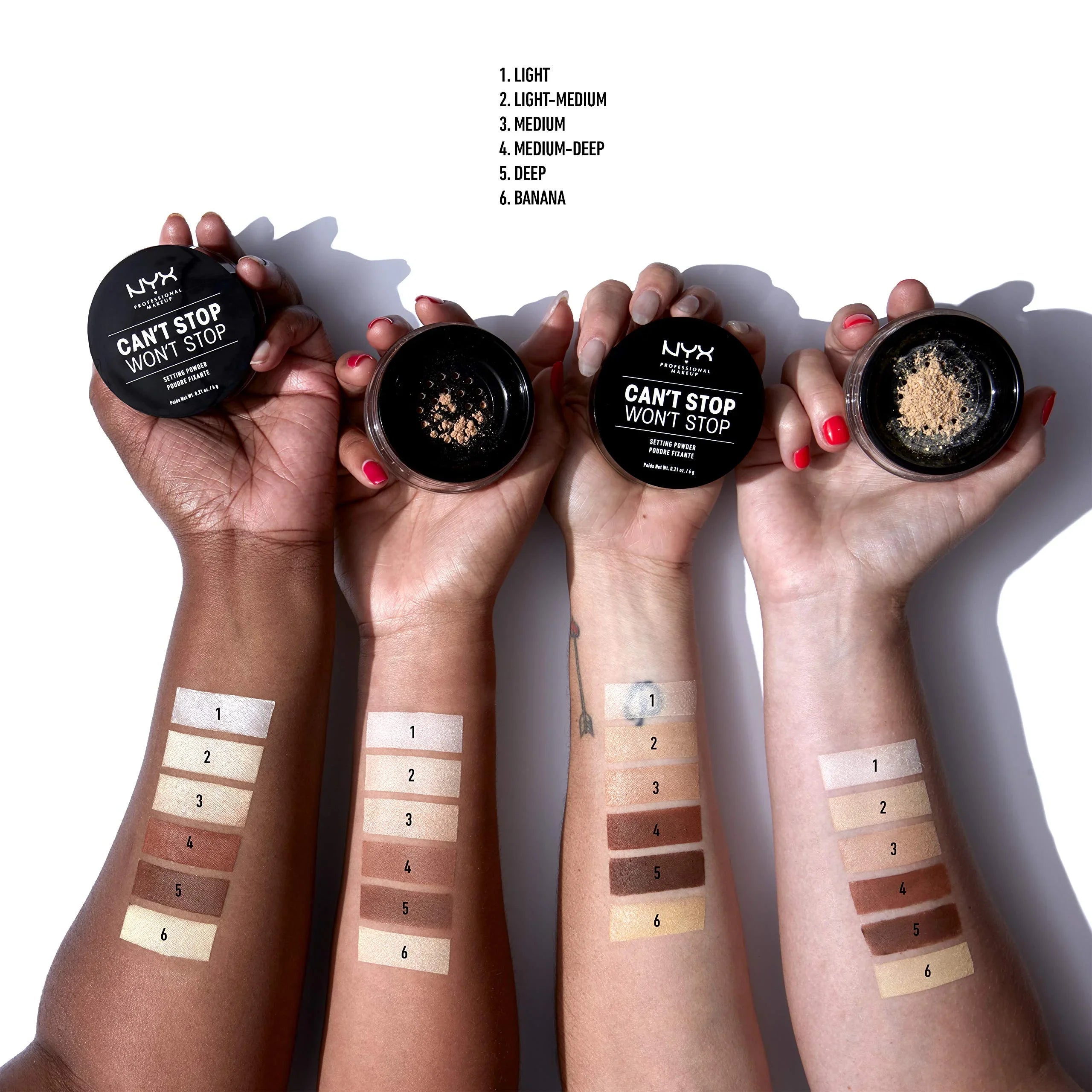 Nyx Professional Makeup Tantalizingly Translucent Loose Setting Powder - Medium