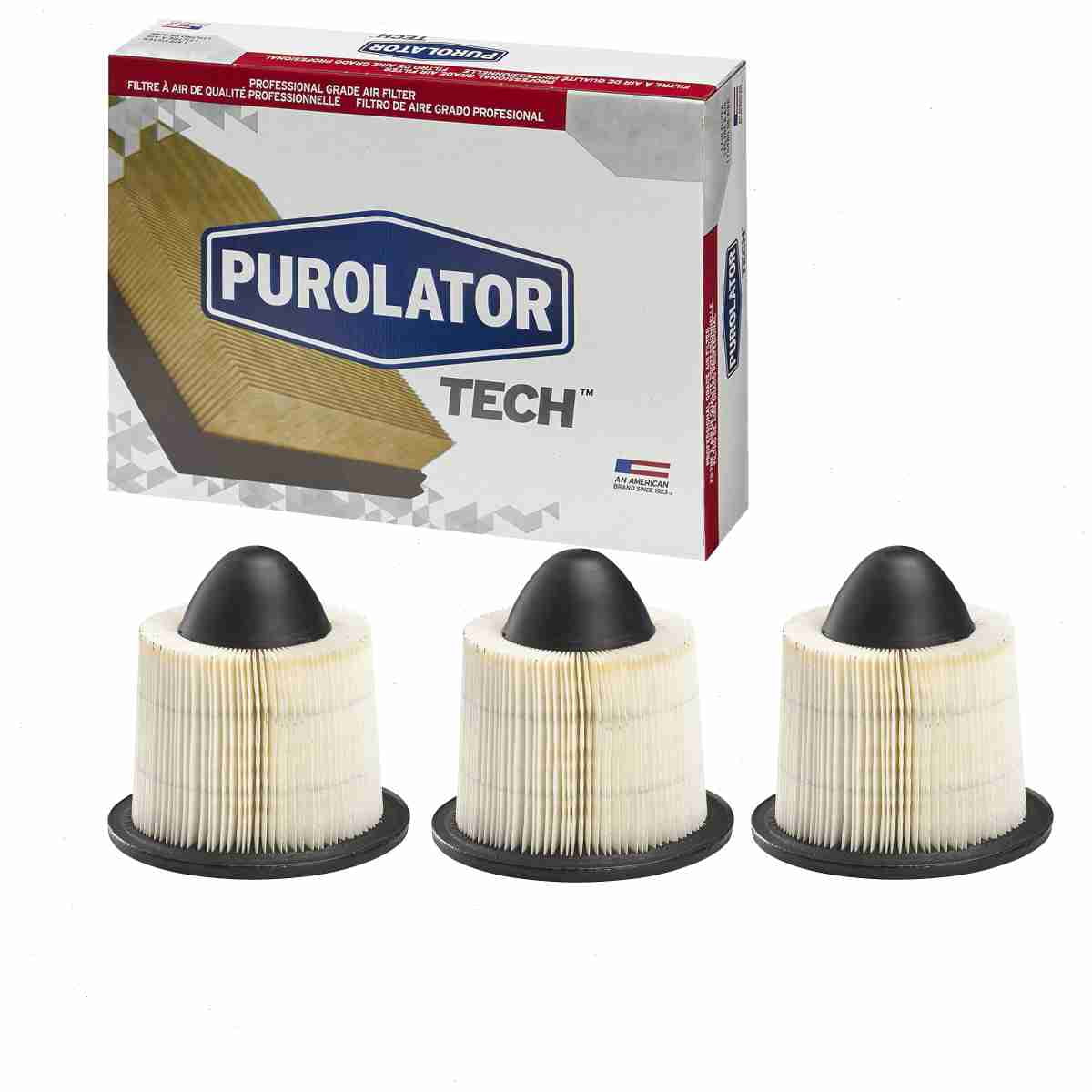 3 pc Purolator   Air Filters for 25311974 26418 329 36418 46418 61946418 6418 66418 8039 88418 94418