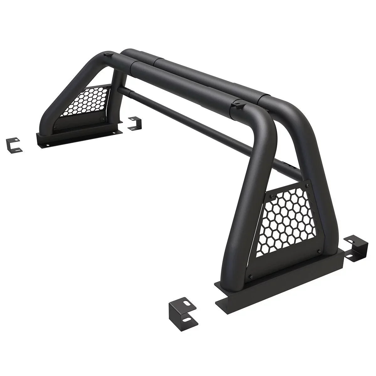 62.9-74.7" Adjustable Truck Roll Sport Bar Chase Rack Bed Bar Fit For 1999-2013 and 2019-2023 Chevy silverado/ sierra