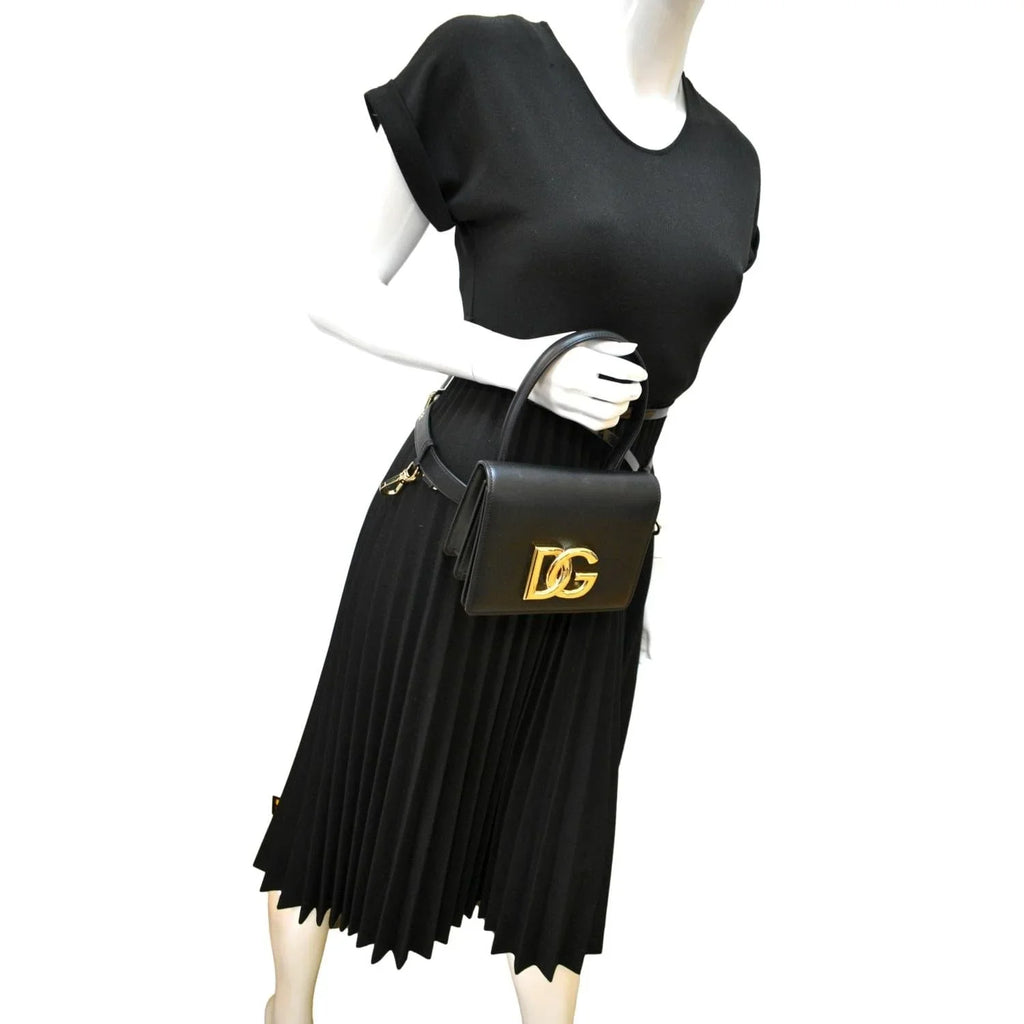 Pre-owned  &  Mini Leather Belt Bag Black