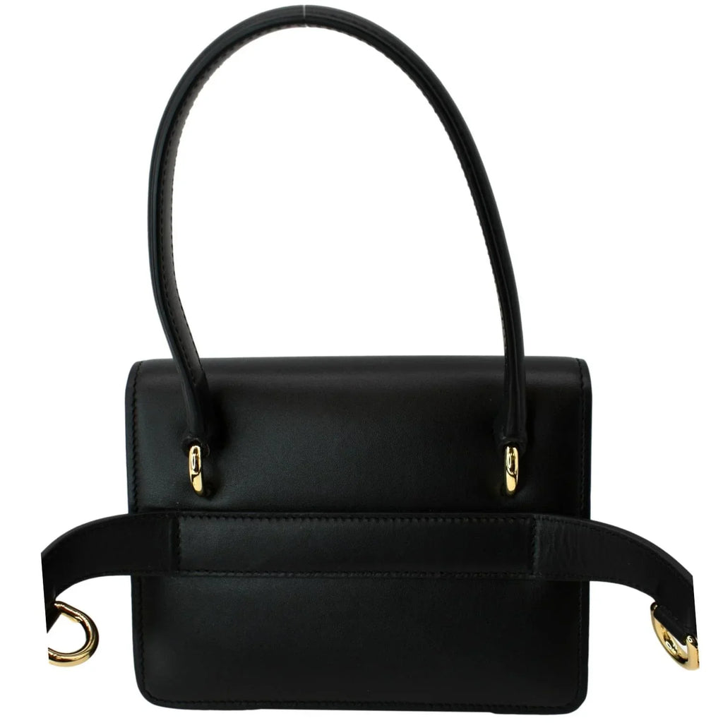 Pre-owned  &  Mini Leather Belt Bag Black