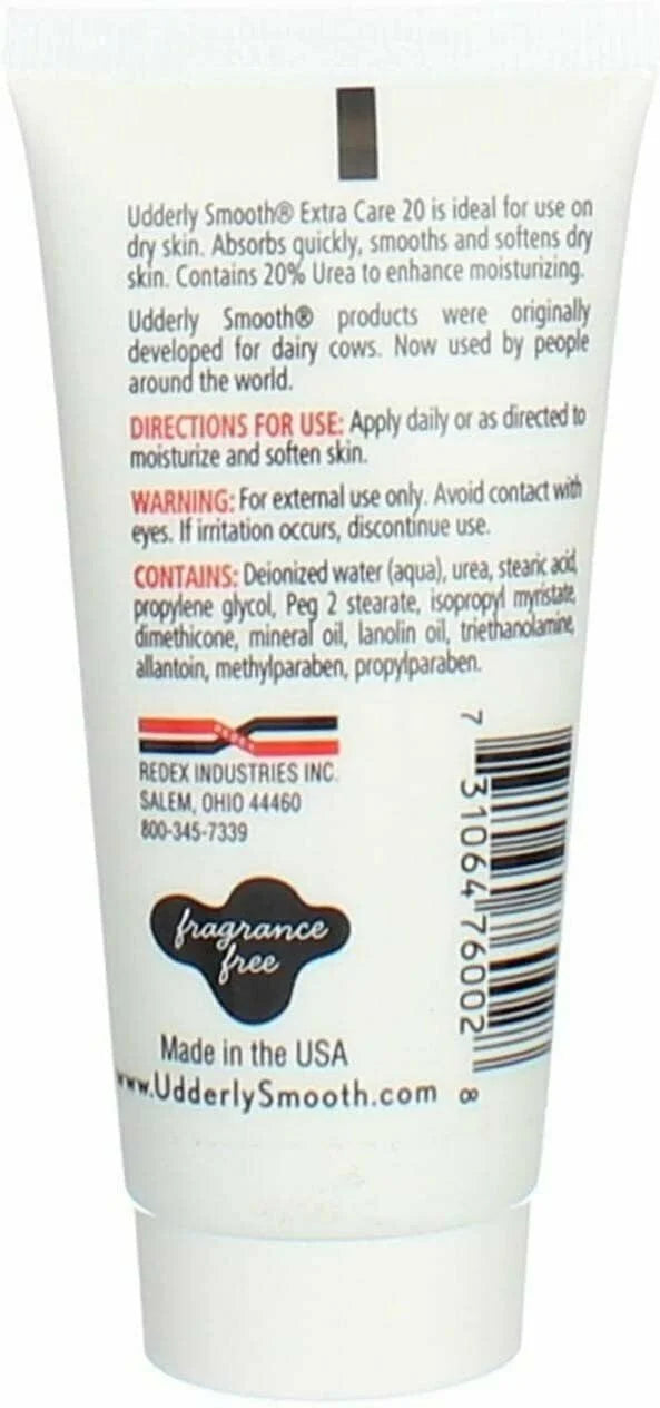 Udderly Smooth Hand & Body, Extra Care 20 Cream 2 oz Pack of 7
