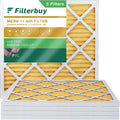 Filterbuy 17x17x1  11 Pleated   Furnace Air Filters (5-Pack)