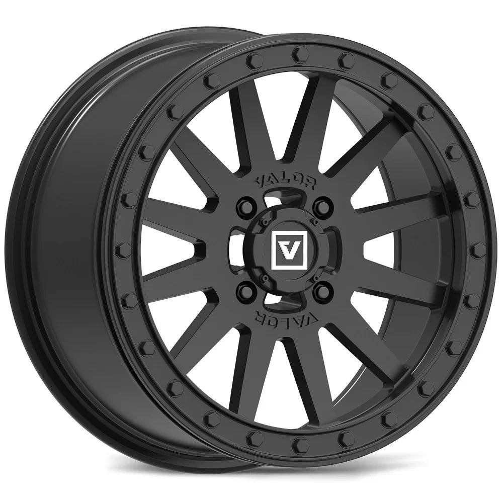 Valor  Beadlock 14" Wheels Black 30" Trail Saw 2.0 Tires Kawasaki Teryx Mule