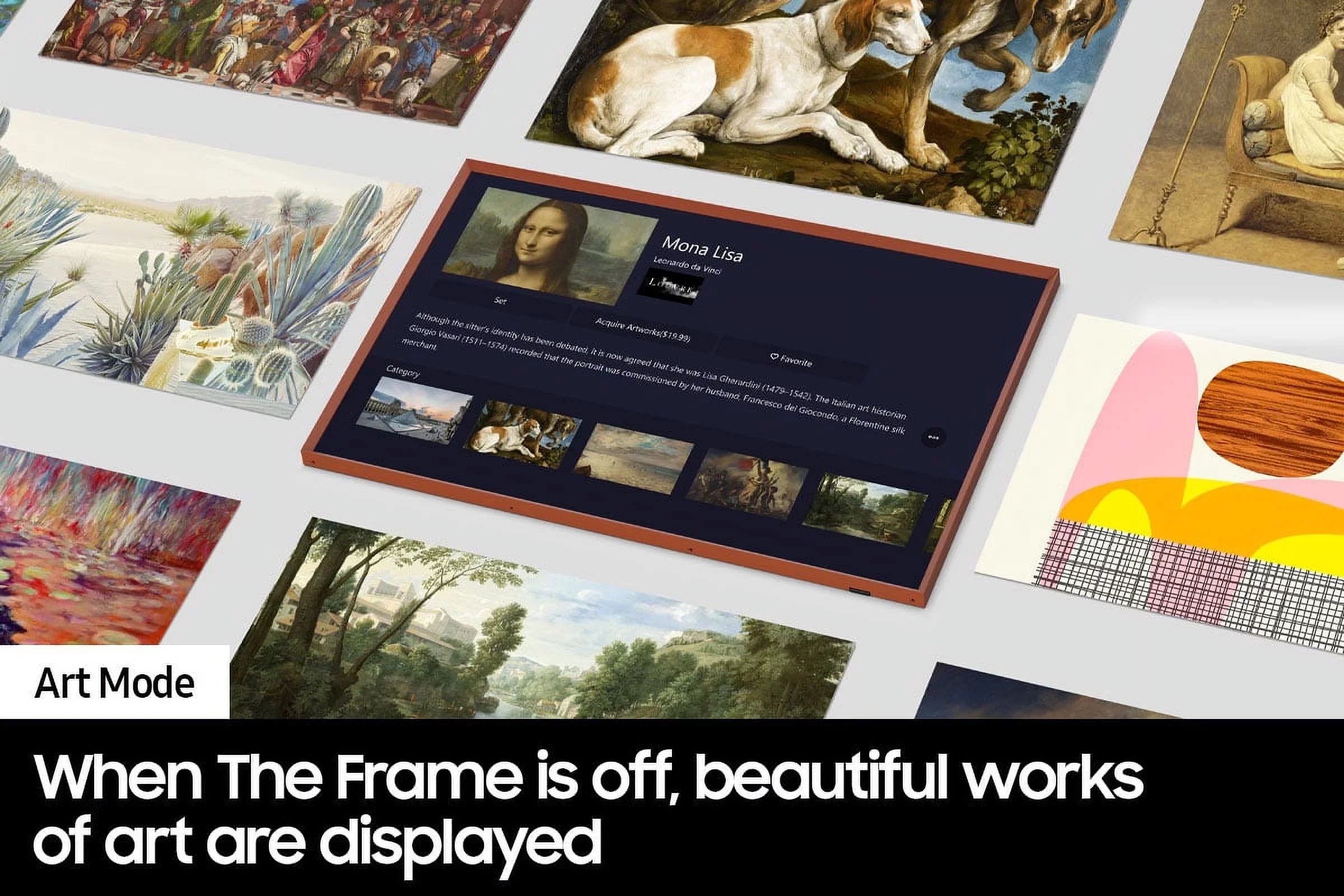 Samsung  43" The Frame 4K UltraHD Smart   with a Samsung - Auto-Rotating Studio Stand for 43"-55" Samsung TVs (2022)
