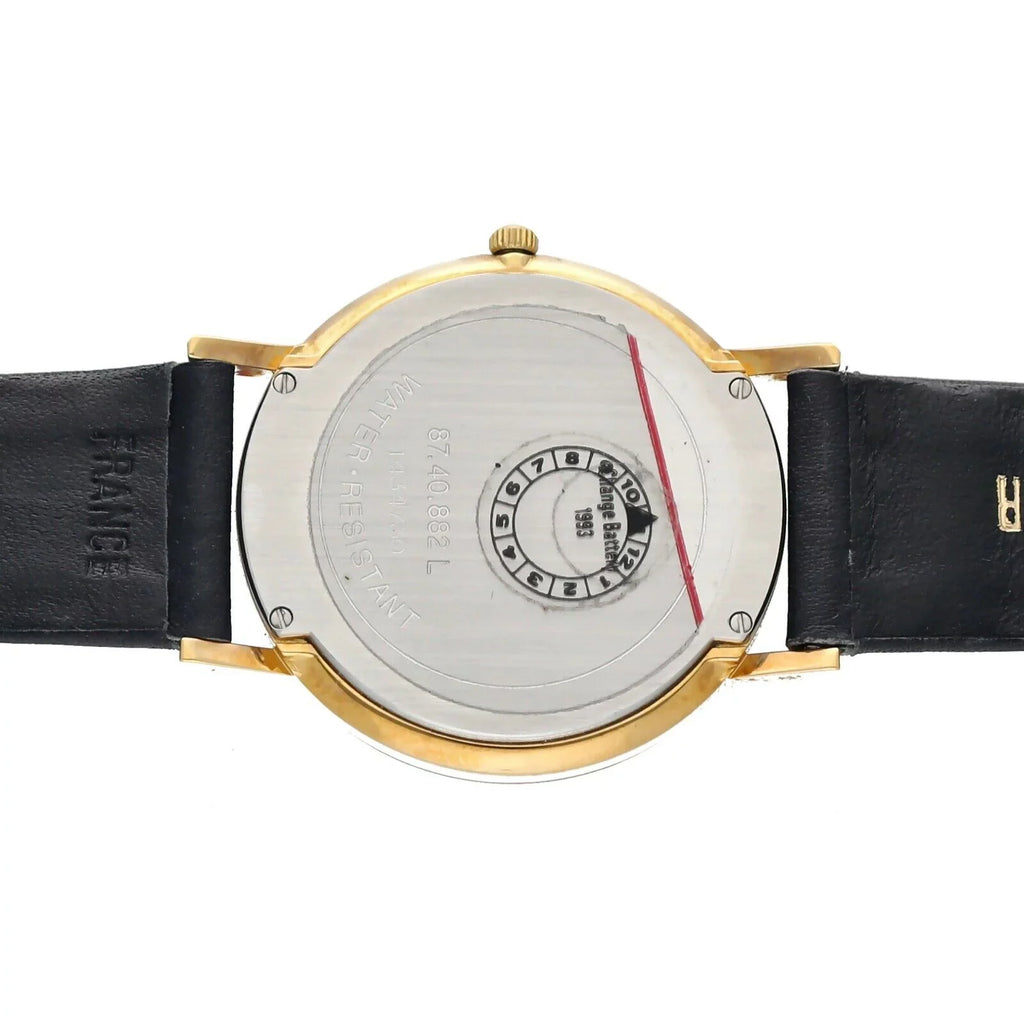 Movado 87.40.882L Museum Hyatt Ultra-Thin 30mm Leather Quartz Wrist Watch