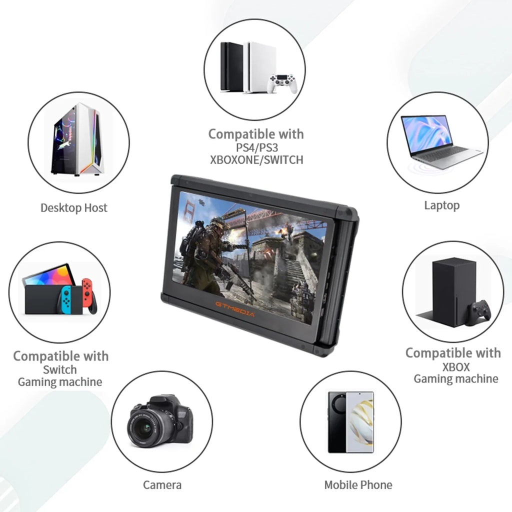 Mate  11.6-inch Portable Dual Screen Monitor for Laptop Full   1080P Display Plug and Play