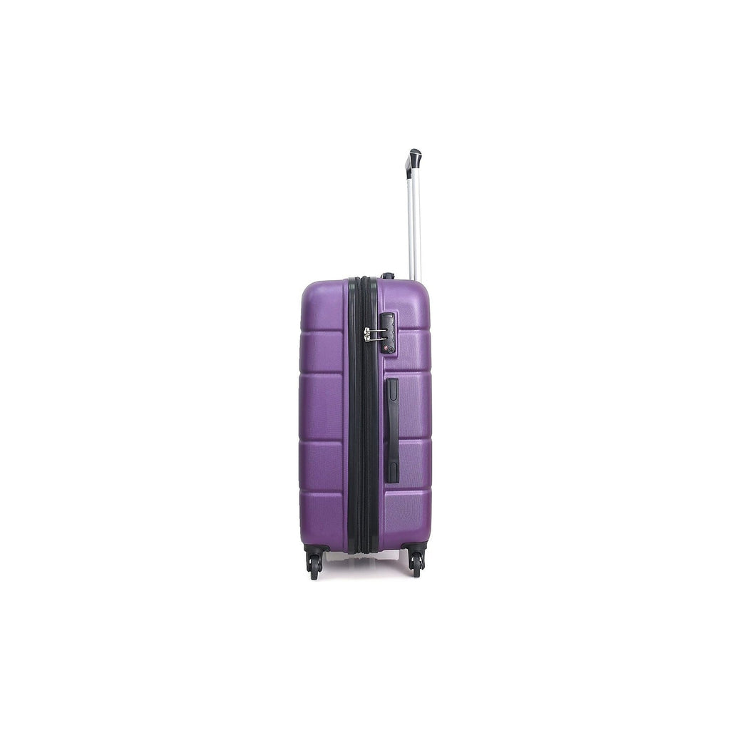Plastic Carry-On Luggage Purple (-)