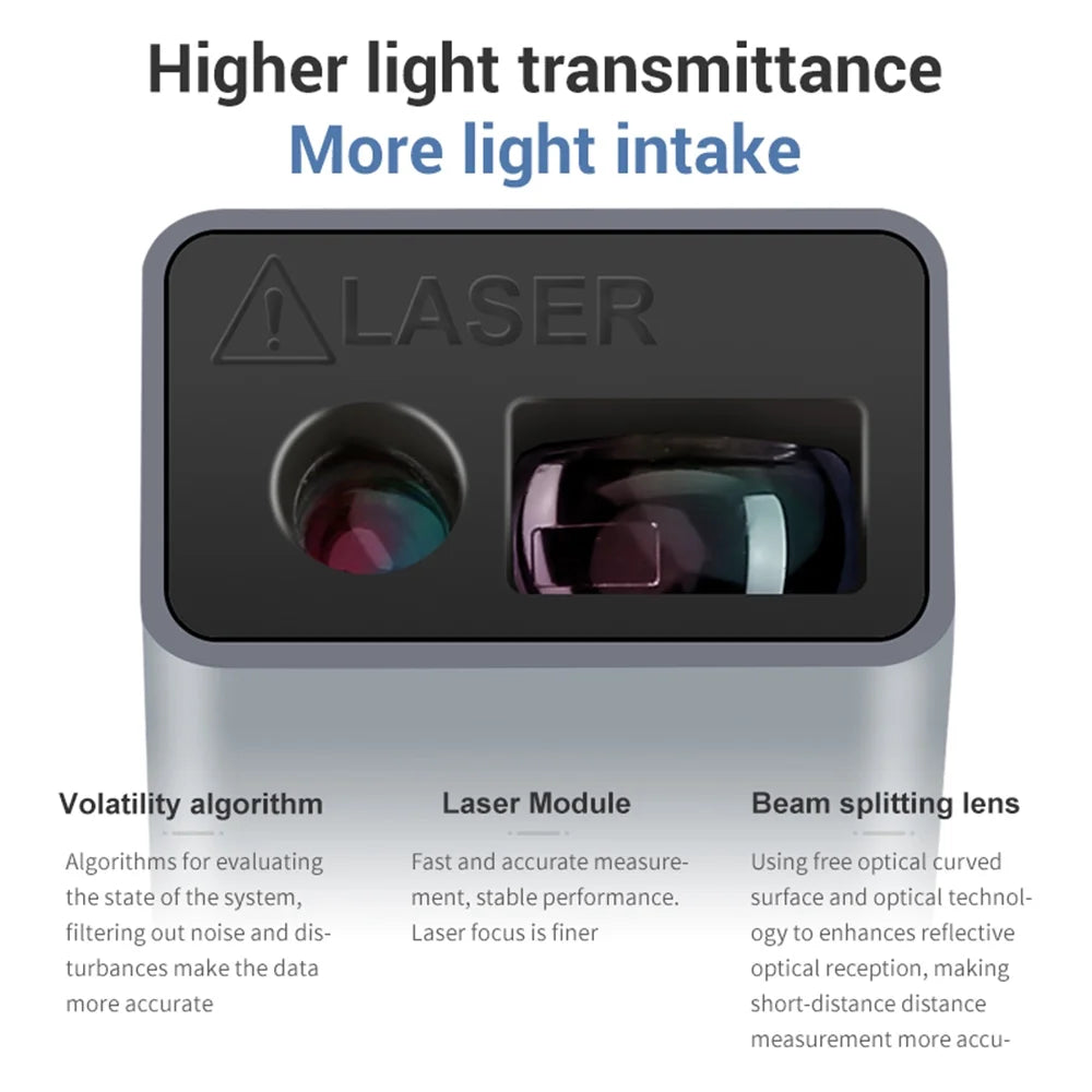Lepmerk Intelligent Rangefinder Intelligent 30M Digital Rangefinder  Rechargeable Handheld Rangefinder
