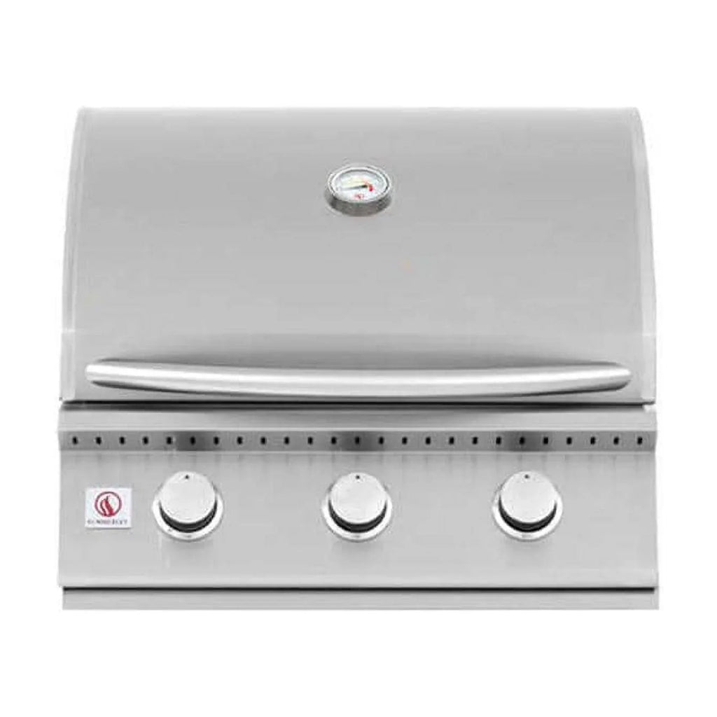Summerset Sizzler 26-Inch 3-Burner Built-In Propane Gas Grill - -