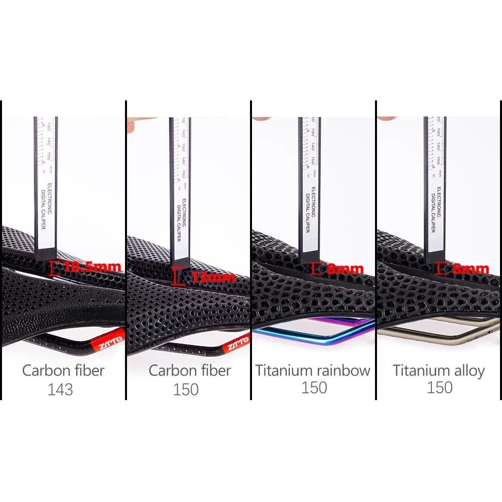 3D Printed Saddle Comfortable Honeycomb Cycling Road Bike  Bike Seat Cushion