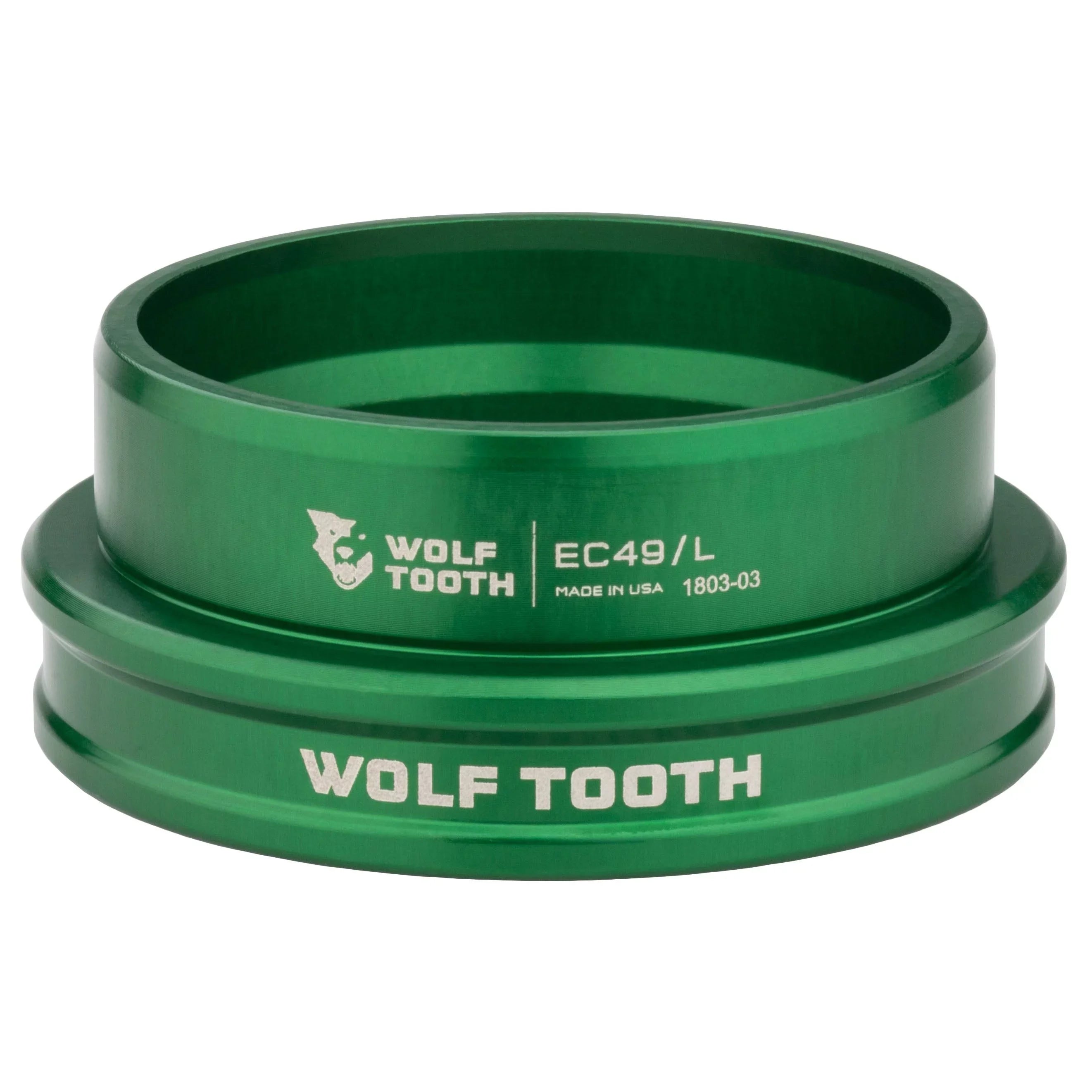 Wolf Tooth Premium Headset - /40 Lower, Green Stainless Steel Bearings
