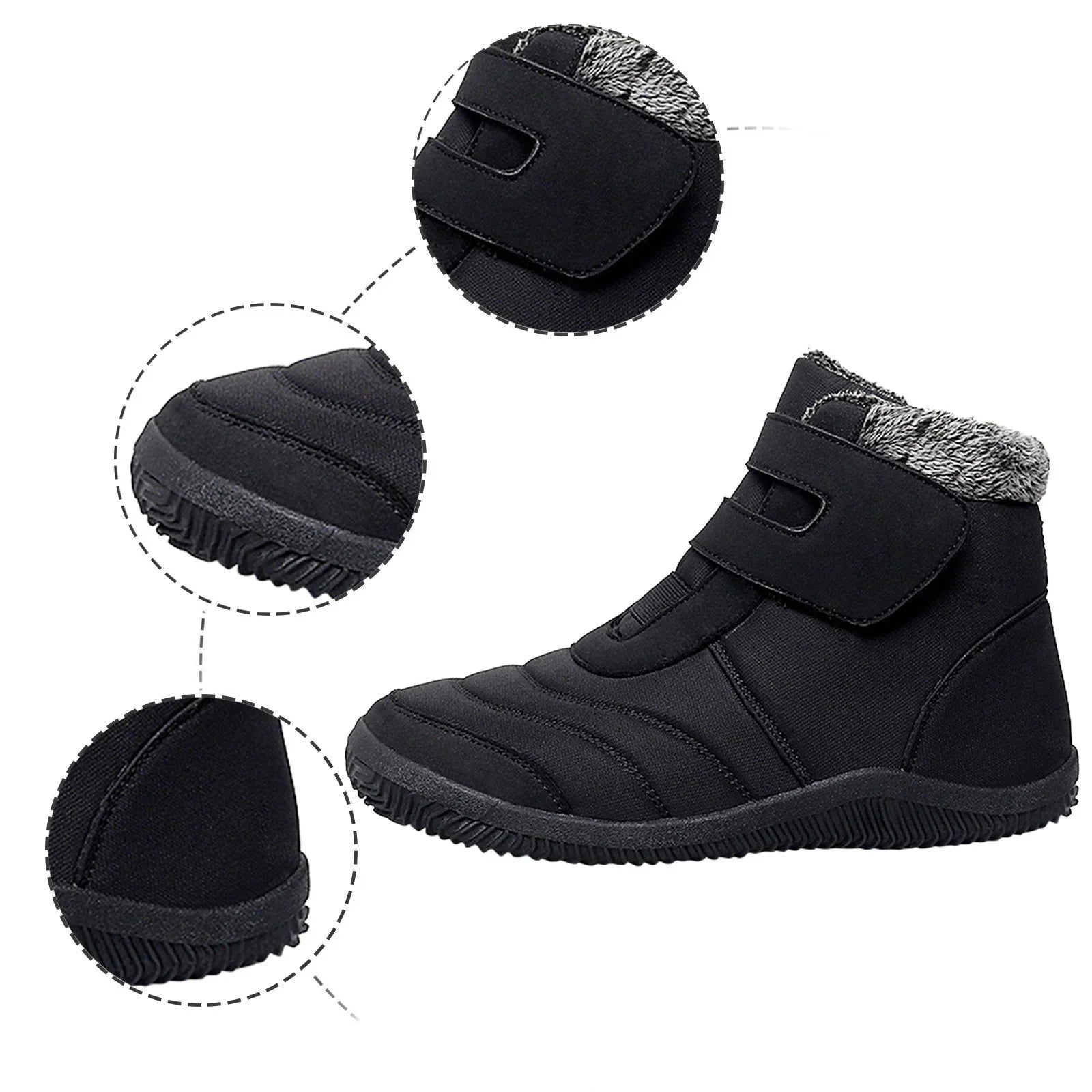 Women's Winter Plus Cotton Thickened High Top Casual Cotton Boots Outdoor Fashion Warm Snow Boots Winter Snow Boots Women Water Proof Snow Boots for Women Size 12 Wide Width Women's Snow Boots Size 12