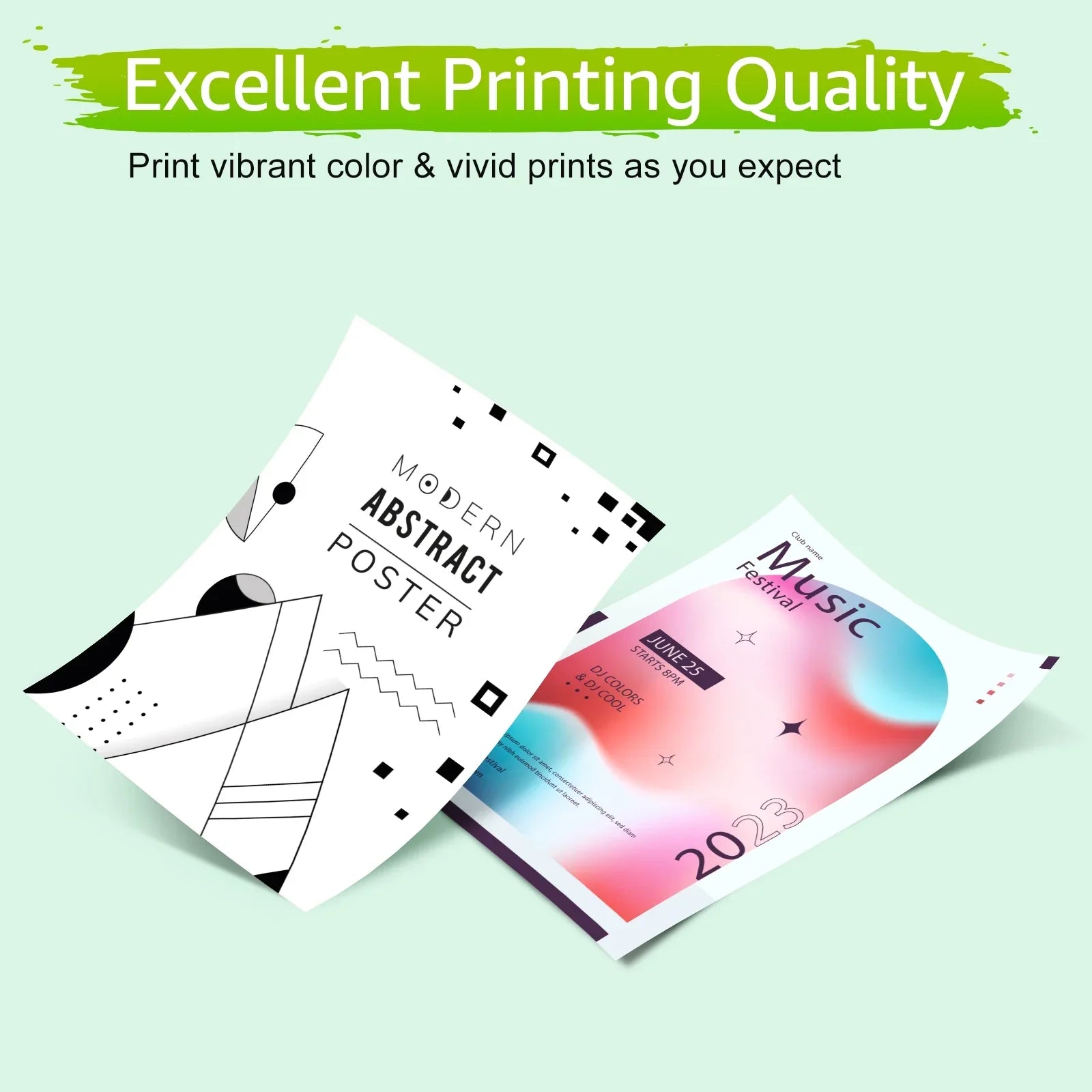 62XL Ink Cartridges Replacement for  High Yield 62  Compatible with Envy 5540 5640 5660 7644 7645 OfficeJet 5740 8040 OfficeJet 200 250 (2 Tri-Color)