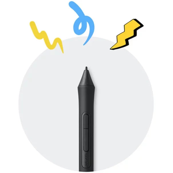 Wacom Intuos Wireless Graphics Drawing Tablet for Mac, , Chromebook & Android (medium) with Software Included, Black (