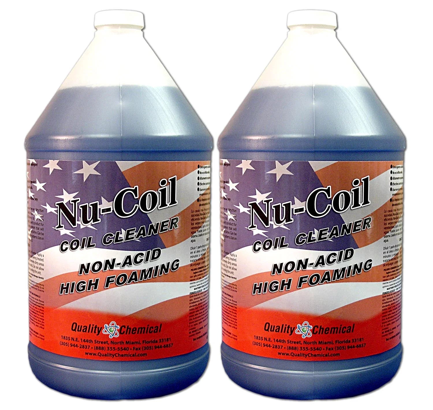 Nu-Coil Concentrated Air Conditioner Coil Cleaner - 2 gallon case