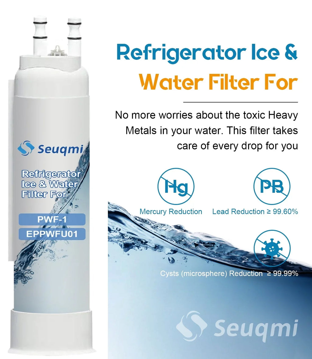 2Pack Seuqmi brand water and ice filters are suitable with Frigidaire®PurePour -1