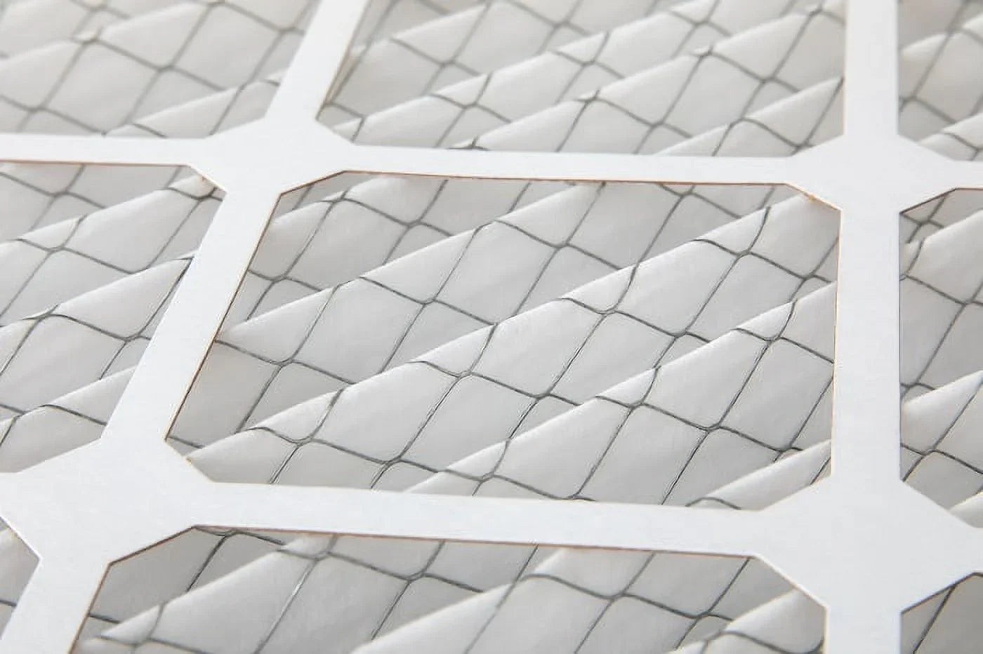 6 Pack of 14x14x1  10 Pleated Air Filters by Glasfloss. Actual Size: 13-1/2 x 13-1/2 x 7/8