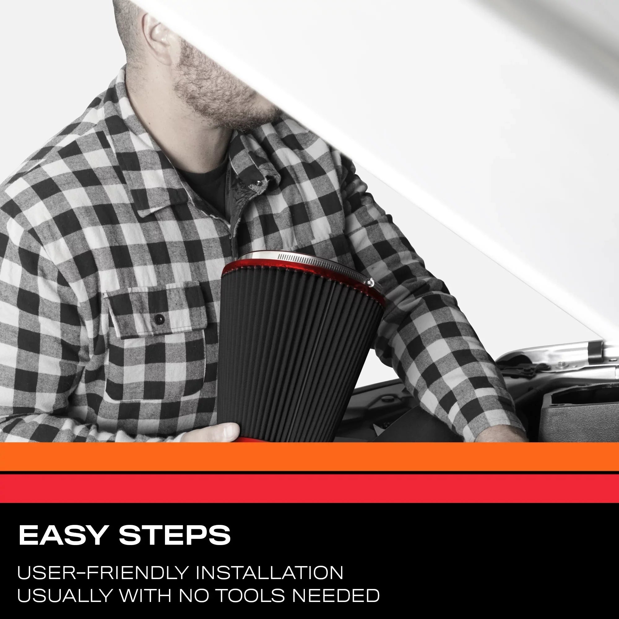 & Select Engine Air Filter -3130, High Performance, Premium, Washable, Replacement Filter