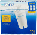 Brita Pour-Through Pitcher Replacement Filter, 10 pk.