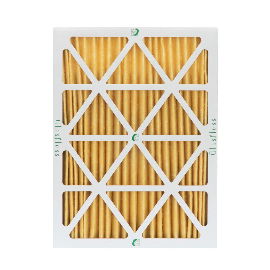 3 Pack of 18x20x2  11 Pleated 2" Inch Air Filters by Glasfloss. Actual Size: 17-1/2 x 19-1/2 x 1-3/4