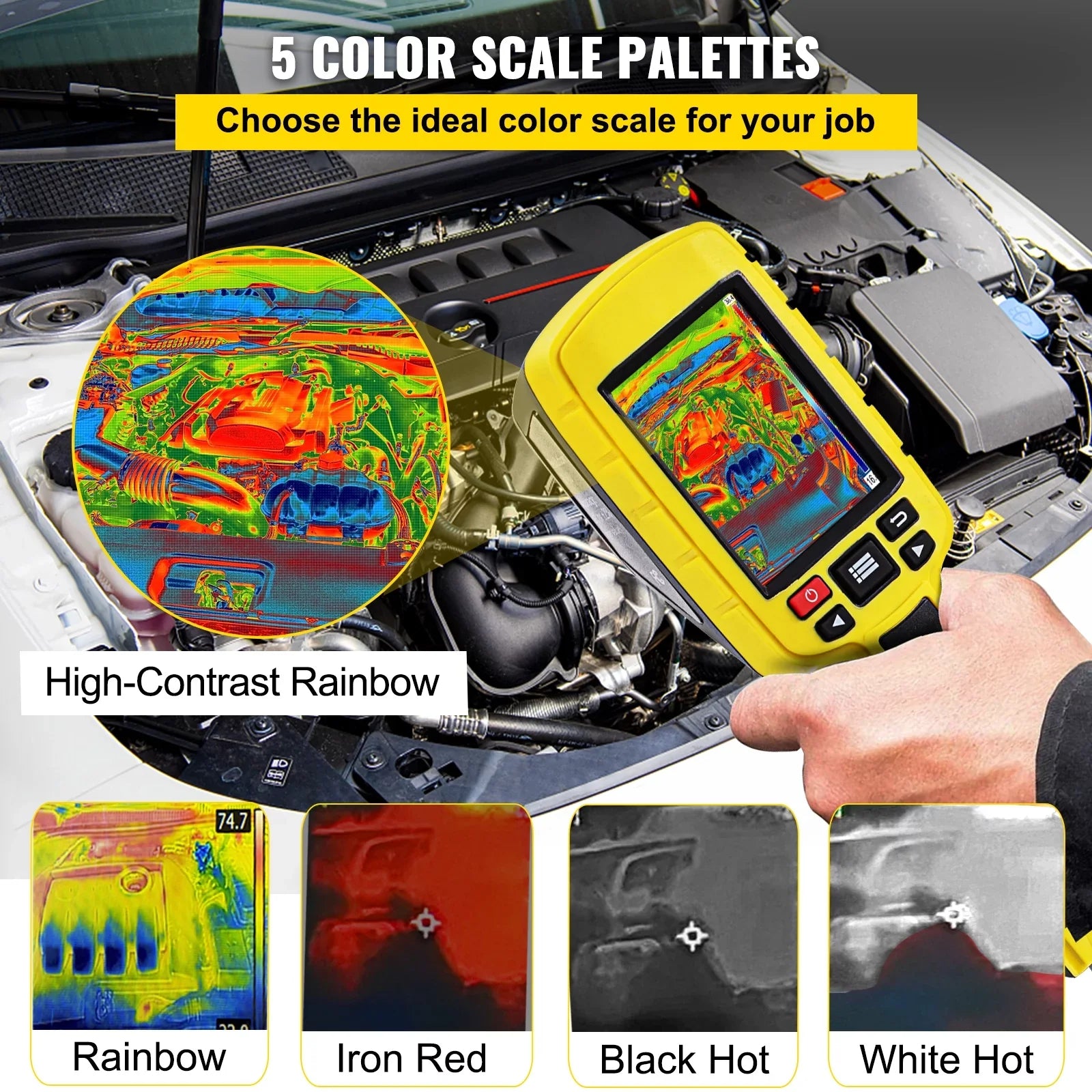 Infrared Thermal Imager Thermal Camera  Resolution 3600 2.8"  Screen
