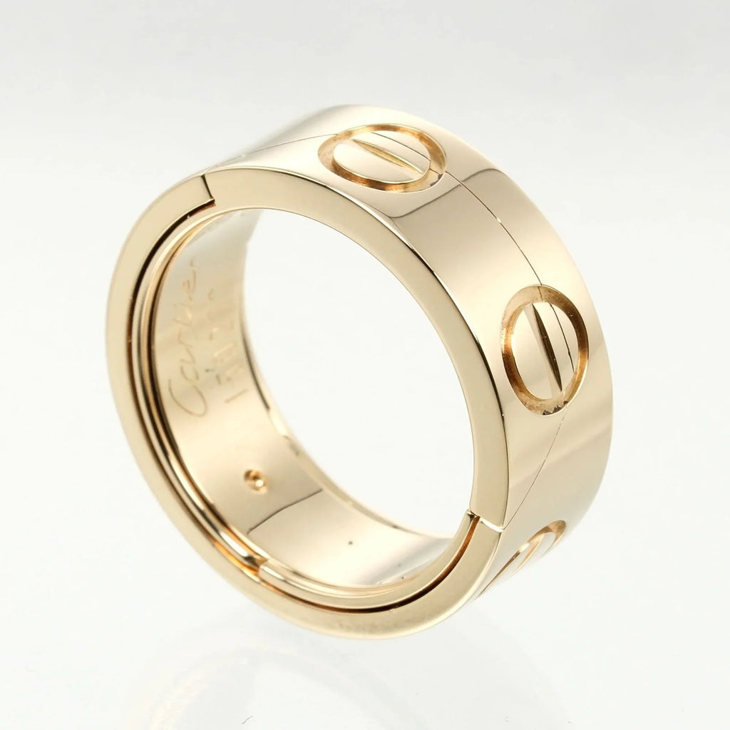 Pre-Owned Cartier Astro Love size 9 ring,   yellow gold, approx. 11.68g  (Good)
