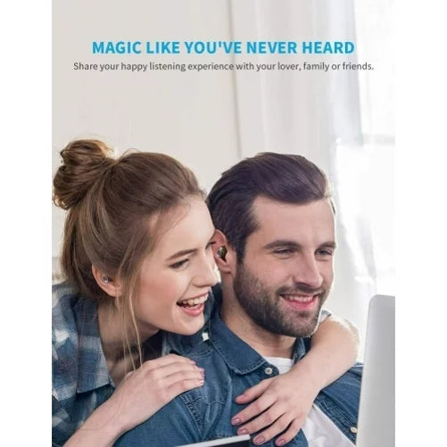 Wireless Earphones  Headphones True Stereo Earbuds w Mic Charging Case  for Samsung Galaxy A30s    5G  5G  A10s A10e A03s A02s  - Sonim   - Sony Xperia 1
