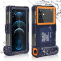 UrbanX Professional [15m/50ft] Swimming Diving Surfing Snorkeling Photo Video Waterproof Protective Case Underwater Housing for Lenovo  Note And all Phones Up to 6.9 Inch  with Lanyard