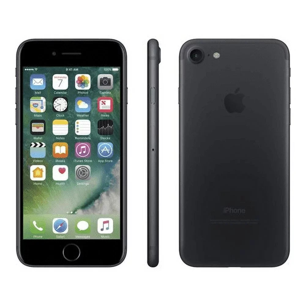 Restored Apple iPhone 7 128GB Black (& Locked) Smartphone (Refurbished)