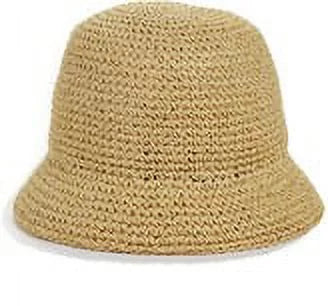 Women’s Kate Spade New York Metallic Crochet Bucket Hat Tan