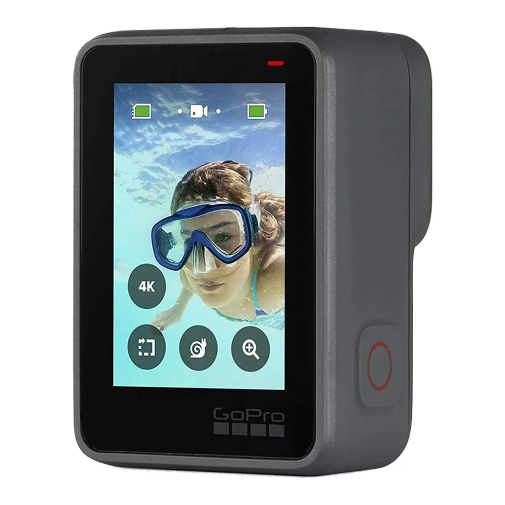 Restored GoPro  Silver Waterproof Digital Action Camera with Touch Screen 4K  Video 12MP Photos Sport Camera (Refurbished)