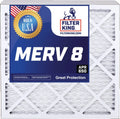 Filter King 9.75x23.75x1a Air Filter | 3- |  8  Pleated / Furnace Filters |    | Actual Size: 9.75 x 23.75 x .75"