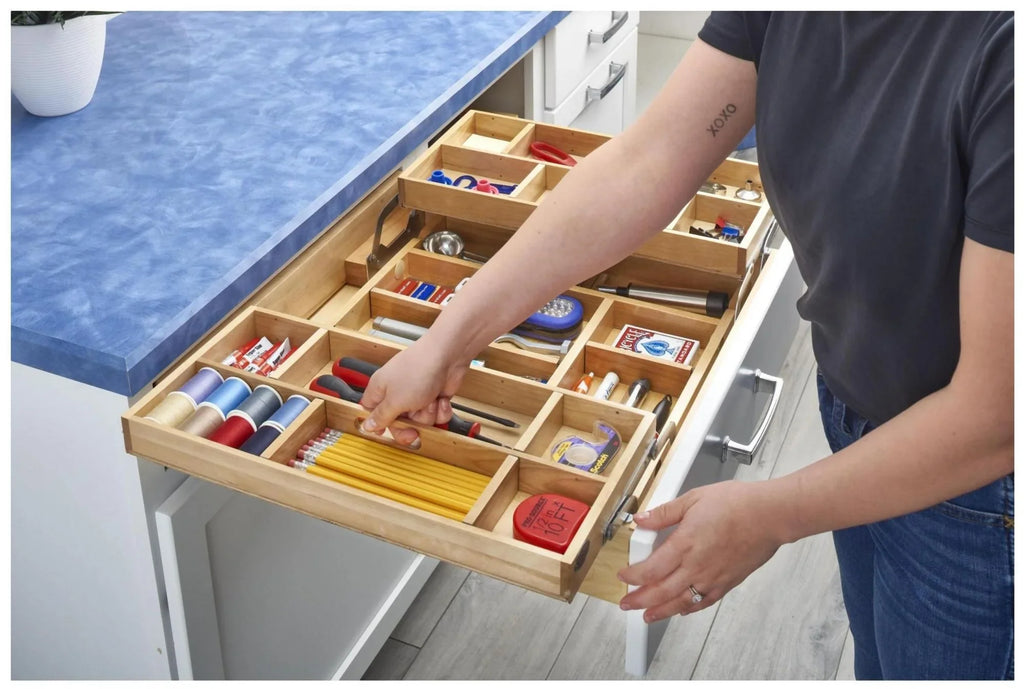 Rev--Shelf 4Wtmd-24H-1 4Wtmd Series Tiered Kitchen Organizer Drawer For 24" Cabinets -