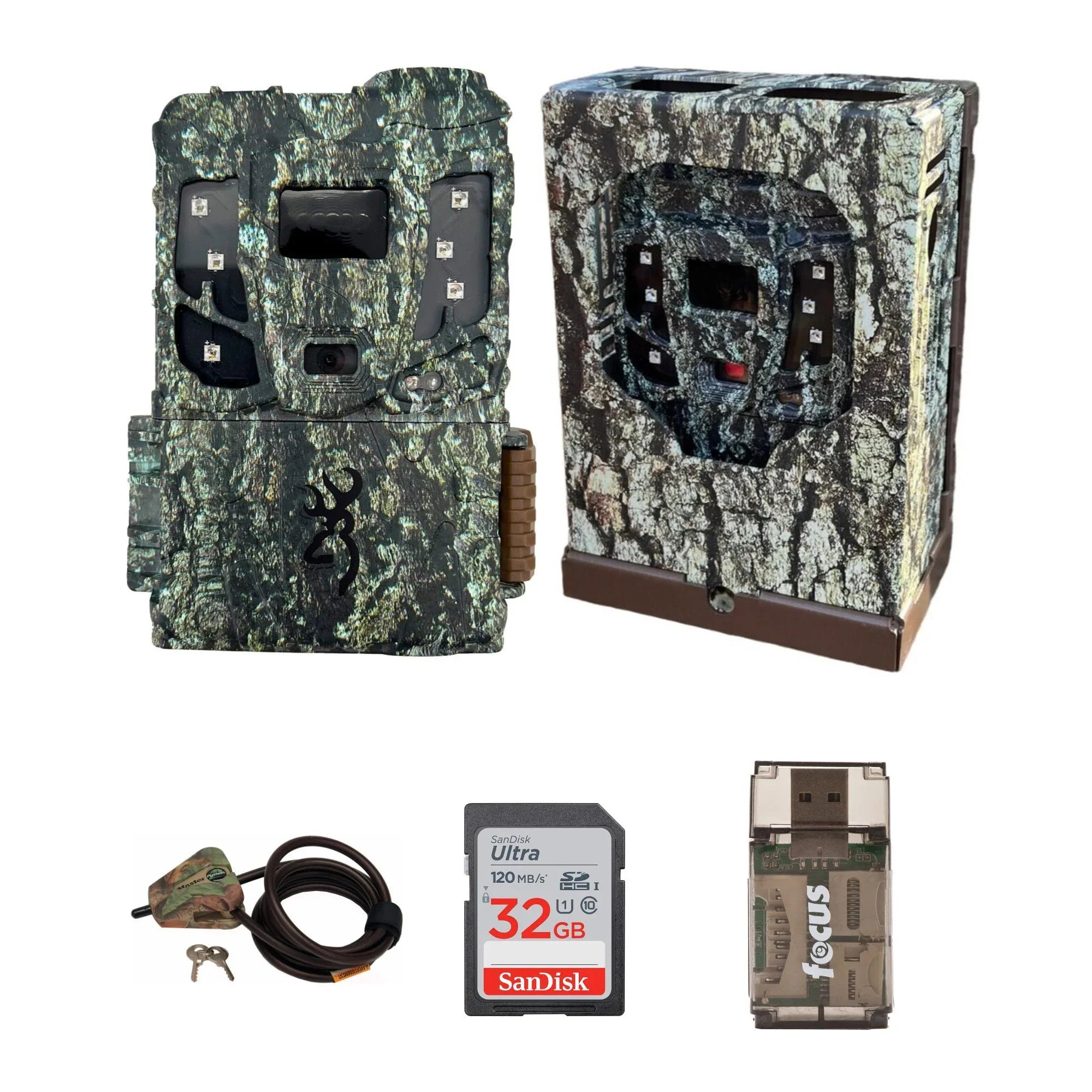 Browning Pro Scout Max  Cellular TrailCamera, Sec/Box, LockCable 32GB /,