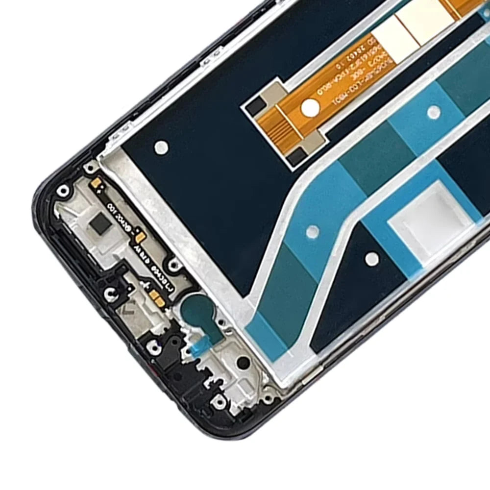 For OnePlus Nord   Digitizer Full Assembly with Frame   Screen (Black)