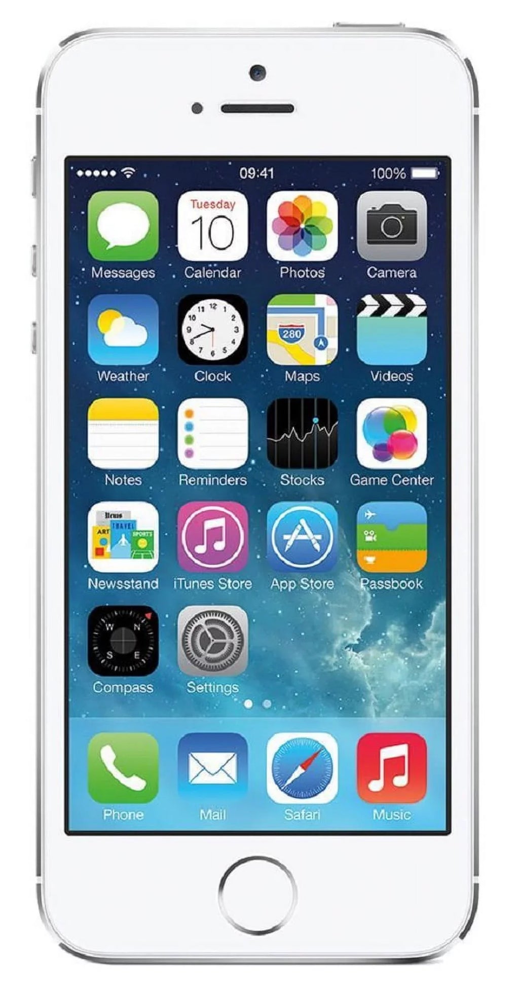 Apple iPhone 5s 16GB Unlocked  4G  Phone w/ 8MP Camera - Silver (Used)