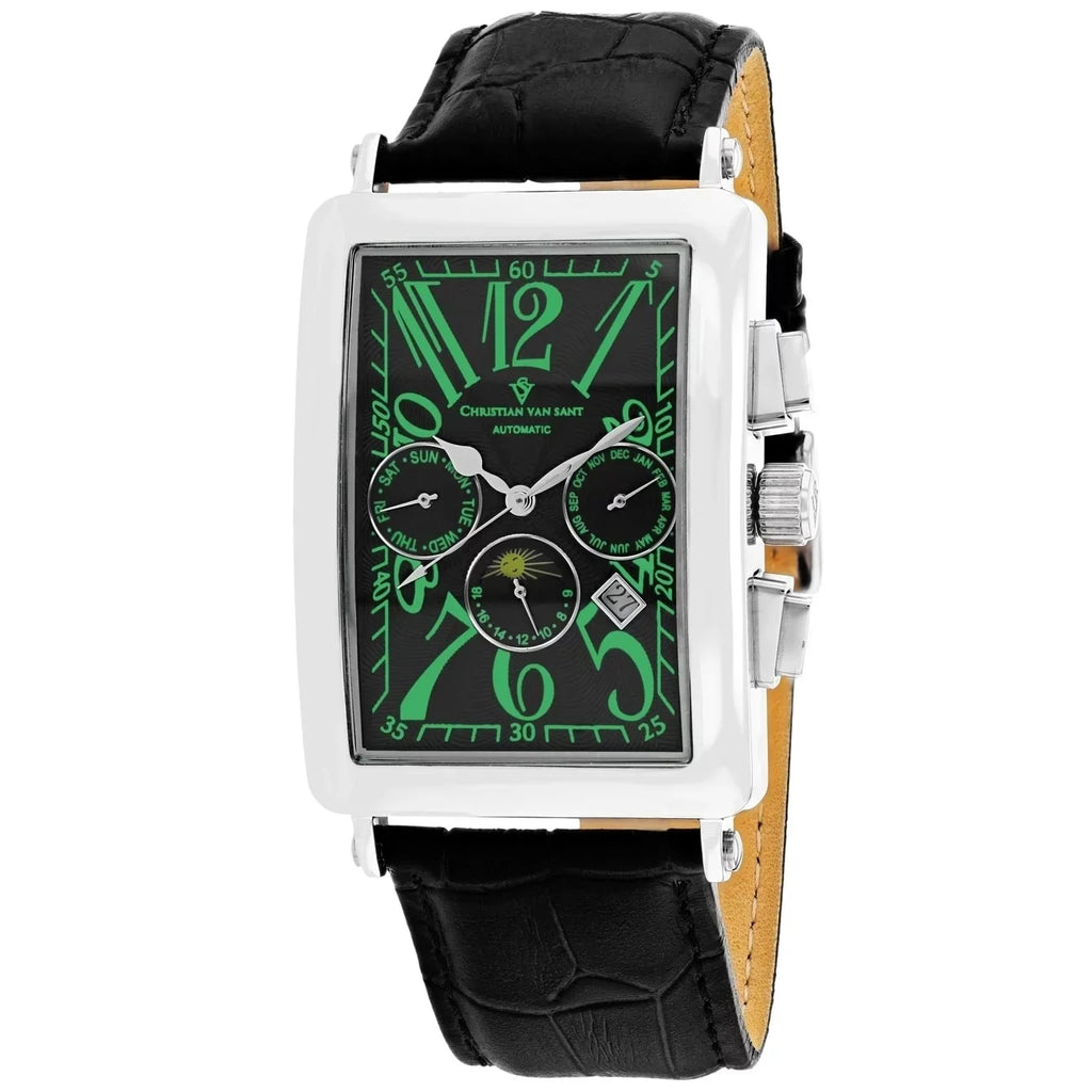 Christian Van Sant Men's Prodigy Black Dial Watch -