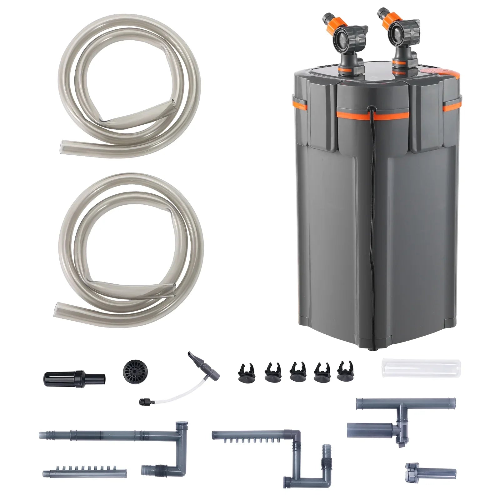 10w  Lamp 55 Gallon Aquarium Canister Filter Fish Tank Quiet