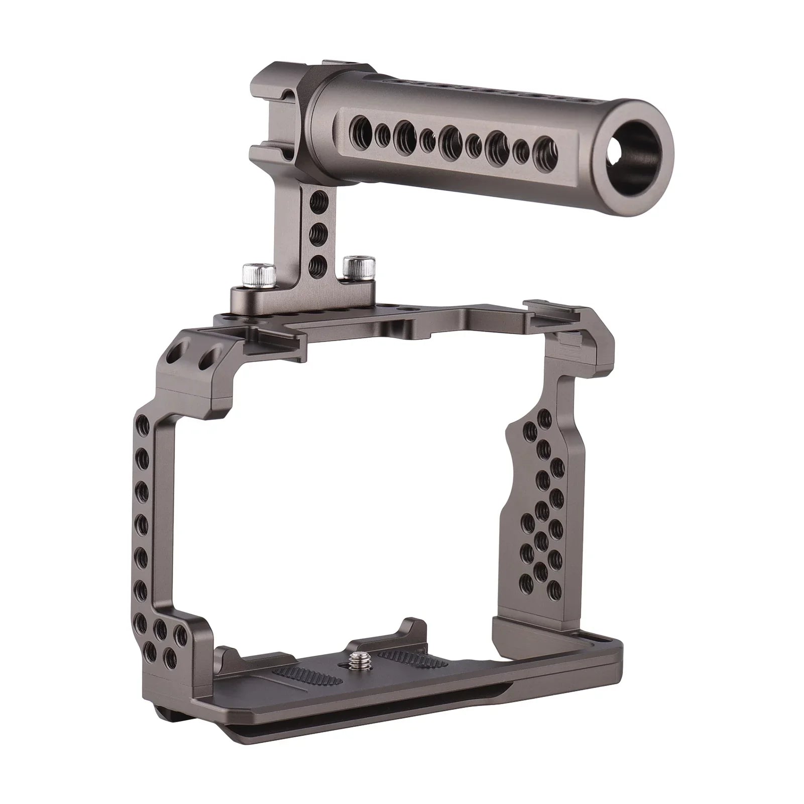 Andoer Aluminum Alloy Camera Cage Kit with Video Rig Handle Grip Replacement for Sony  /  /