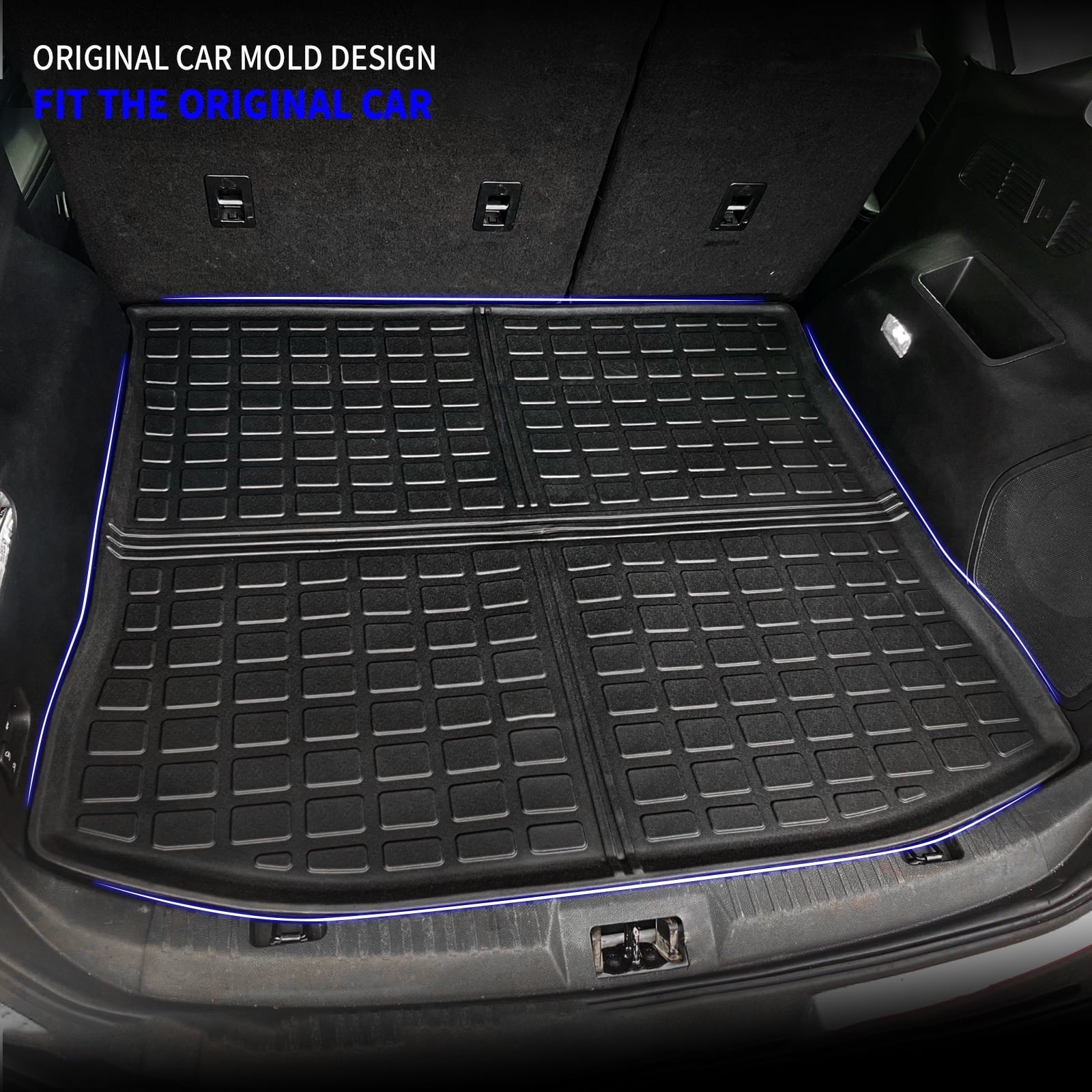 Fit 2015-2024 Ford Edge Cargo Liner Trunk Mat  All Weather Trunk Liner 2023 Edge Accessories