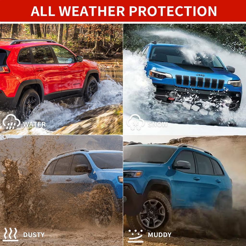 Cargo Mat Compatible with 2019-2023 Jeep Cherokee Trunk Mat Cargo Liner  All Weather Trunk Liner 2022 Cherokee Accessories (Trunk Mat)