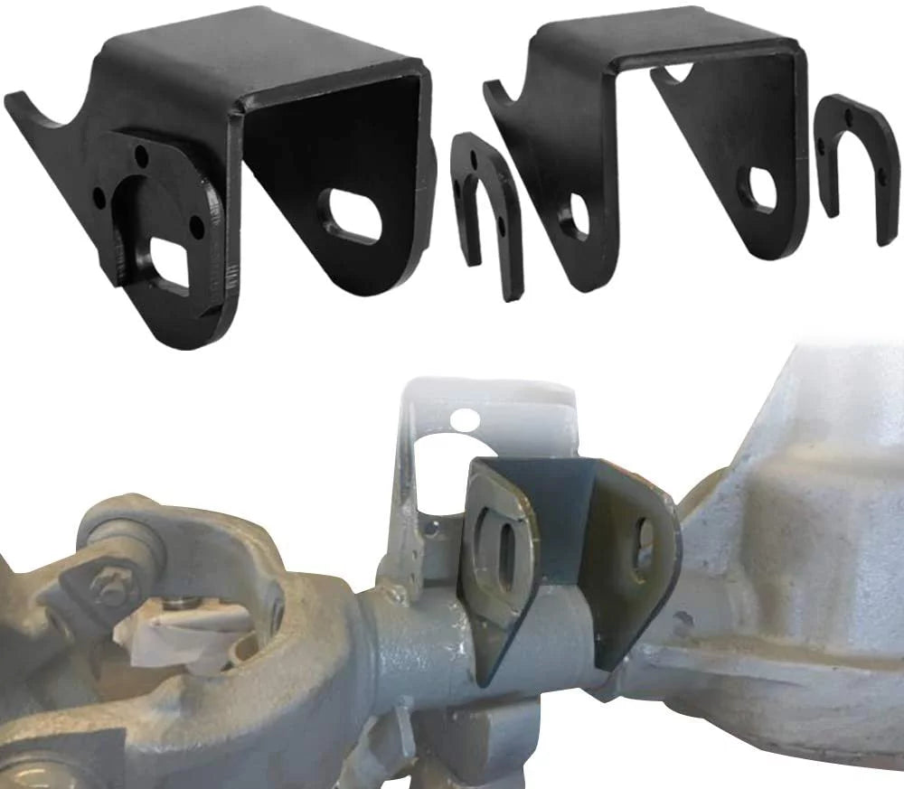 2x Front Lower Control Arm Brackets Axle Side Mount Bracket For Jeep